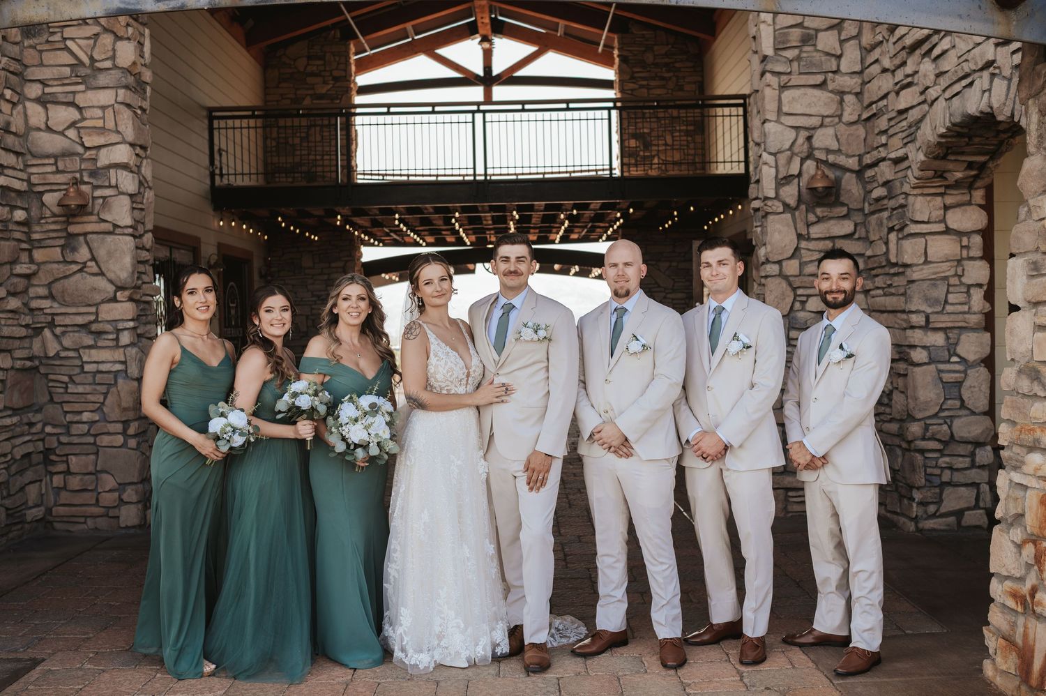 Laughlin ranch, bullhead city, arizona wedding party photos