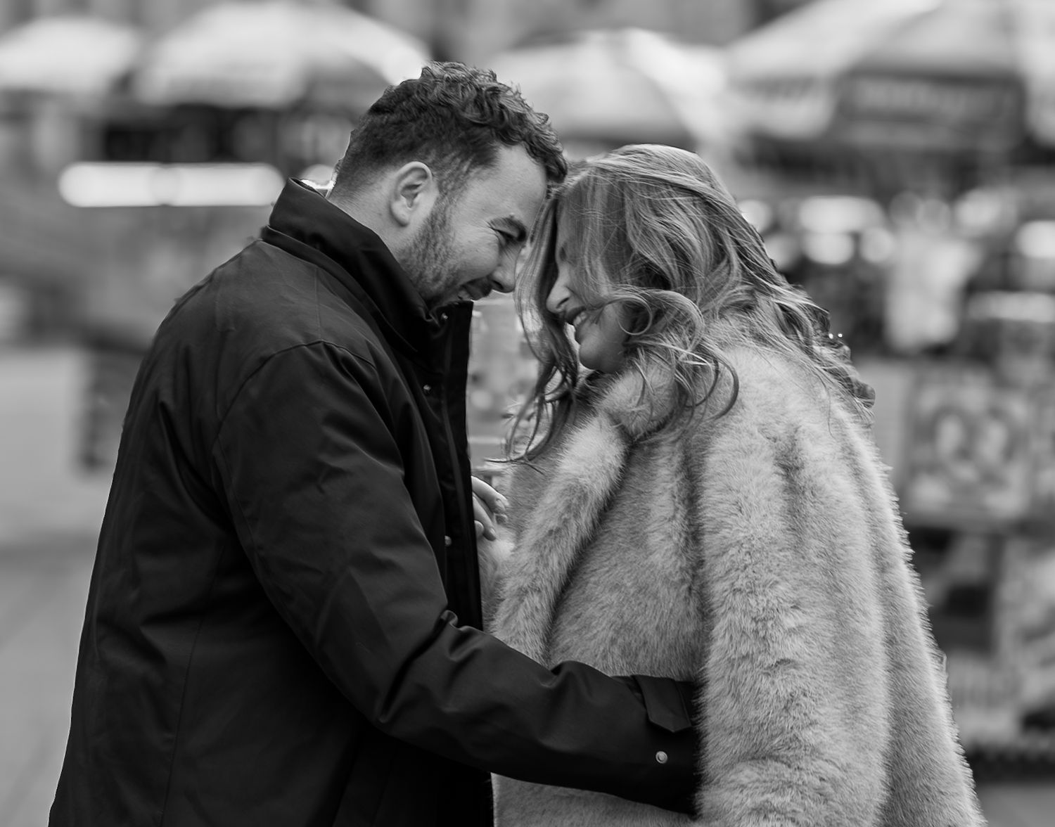 Just married couple outside of NYC City Hall wedding courthouse
