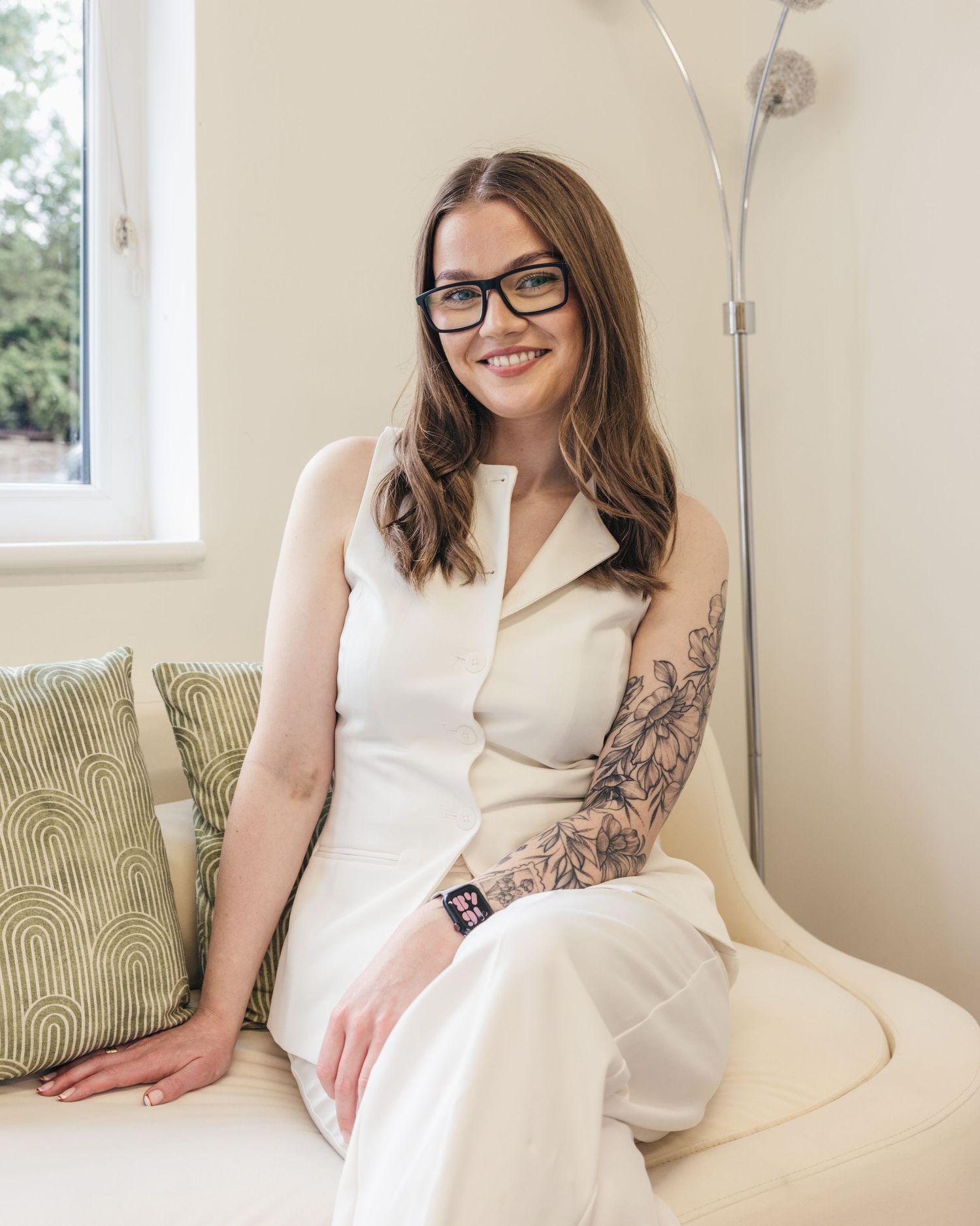 Headshot for a branding shoot, taken by EvieSJPhotography for a nail salon in Worcestershire.