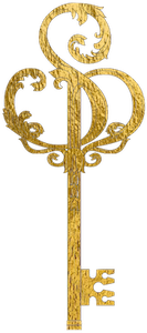 Ornate golden Greek alphabet letters arranged in a decorative horizontal pattern against white background.