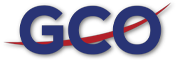 Blue and red Tico company logo design against white background.