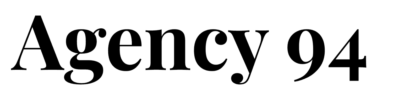 Black text reading Agency 94 in a simple typographic design.