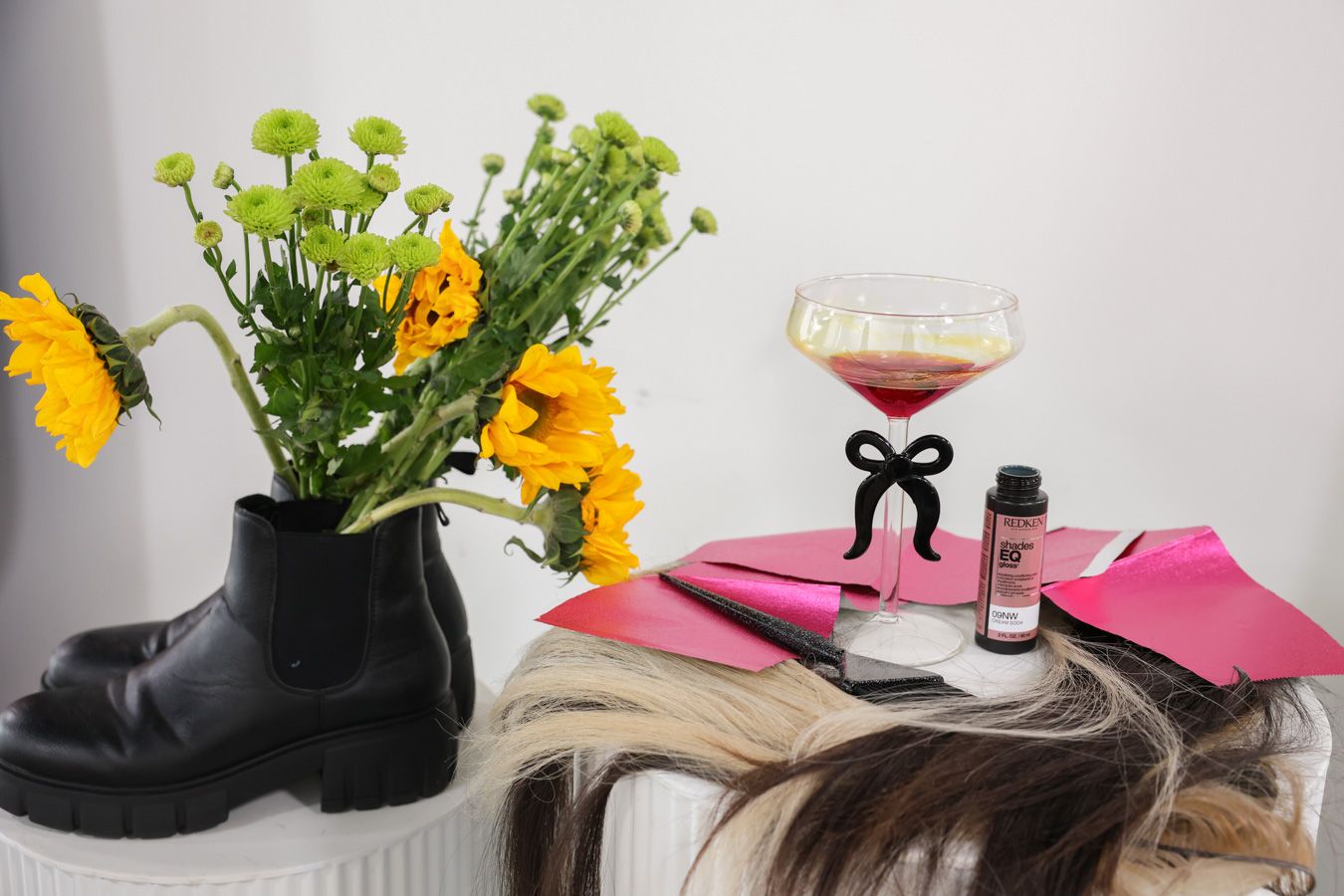 Brand Photos with Props that represent your personality.