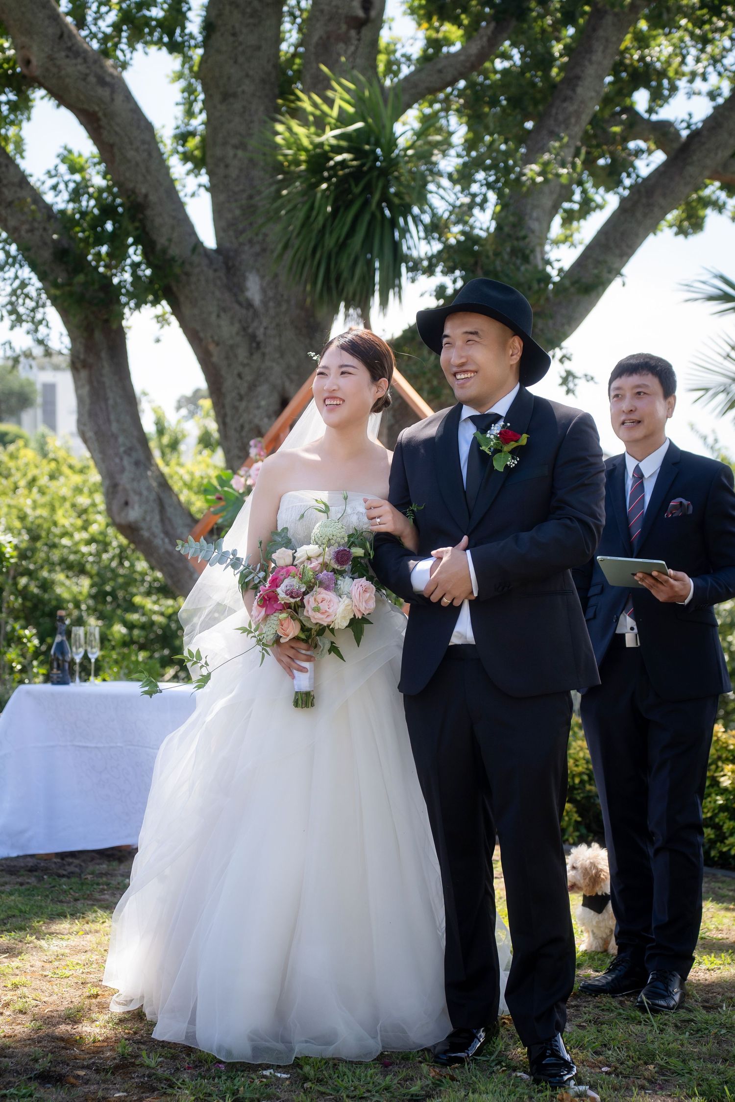 auckland wedding ceremony photo