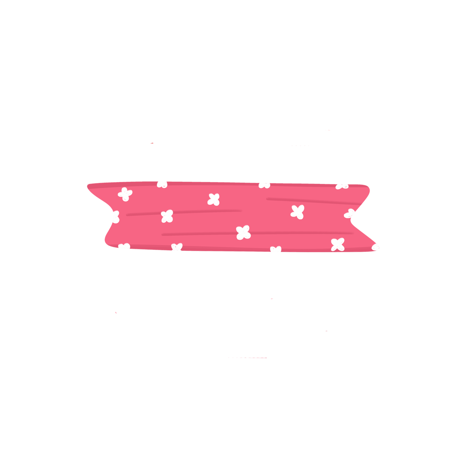 Two pink paper cut-out or silhouette backgrounds with gradient effects and star decorations.
