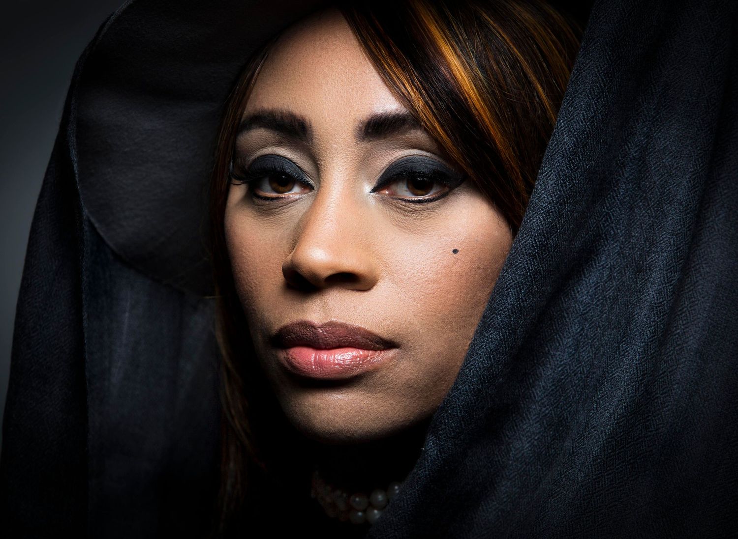 beauty, black woman, hat, dramatic, classic, fine art photography, portrait, copenhagen