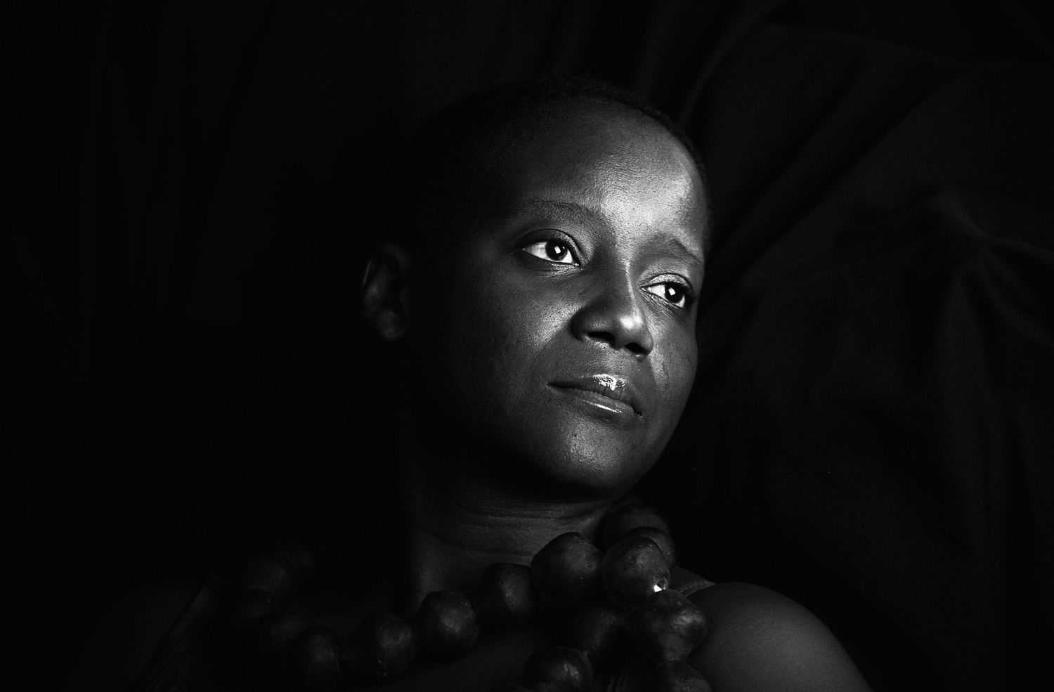 black & white, african woman, woman, portrait, beauty, copenhagen