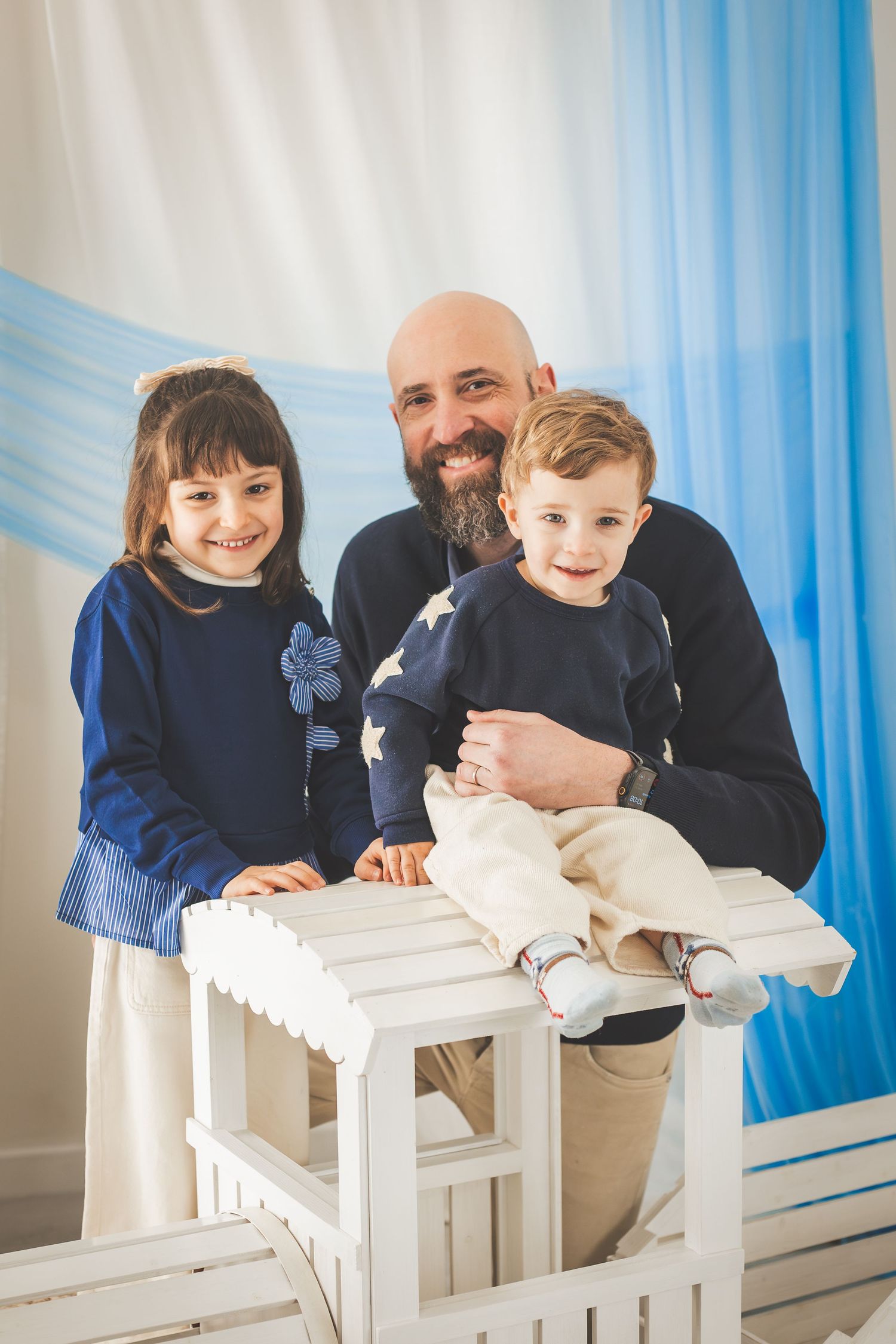 foto festa del papà in studio