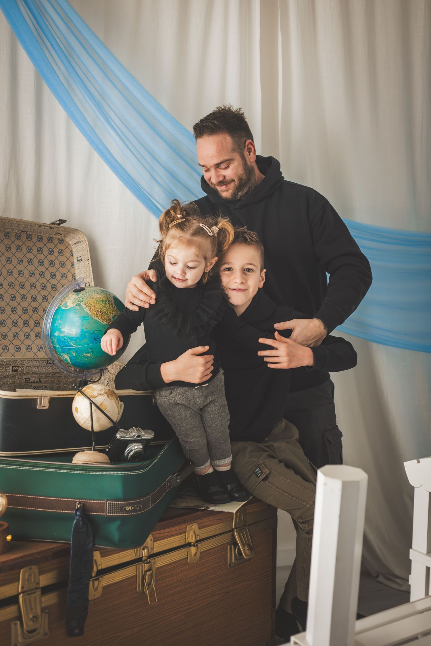 foto festa del papà in studio