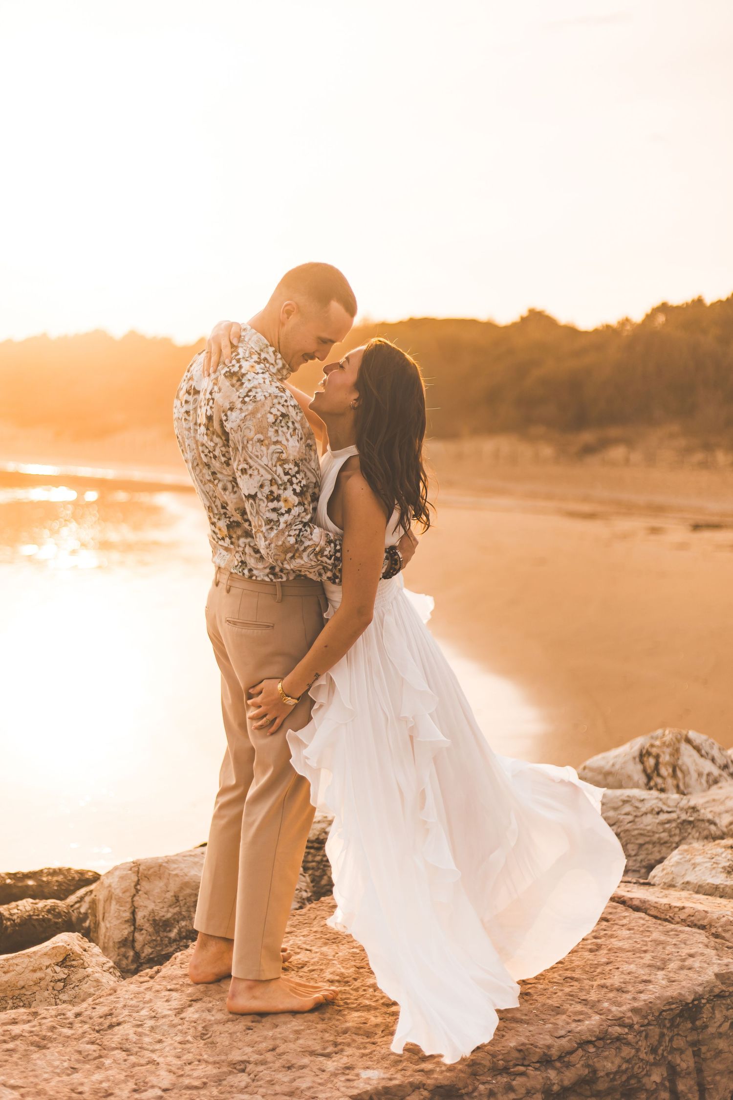 foto di coppia prematrimoniale treviso jesolo al mare