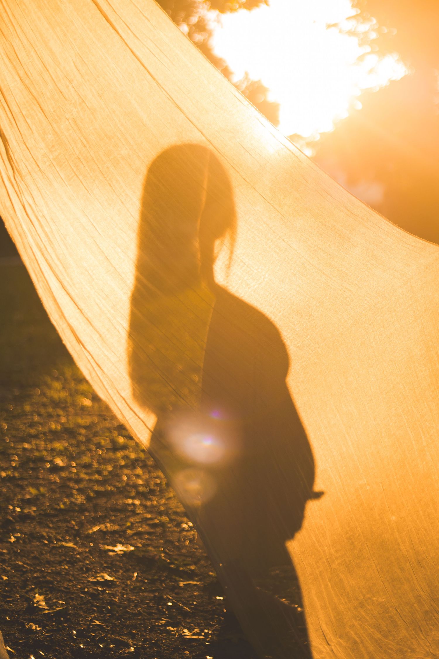 foto in gravidanza servizio maternity al tramonto