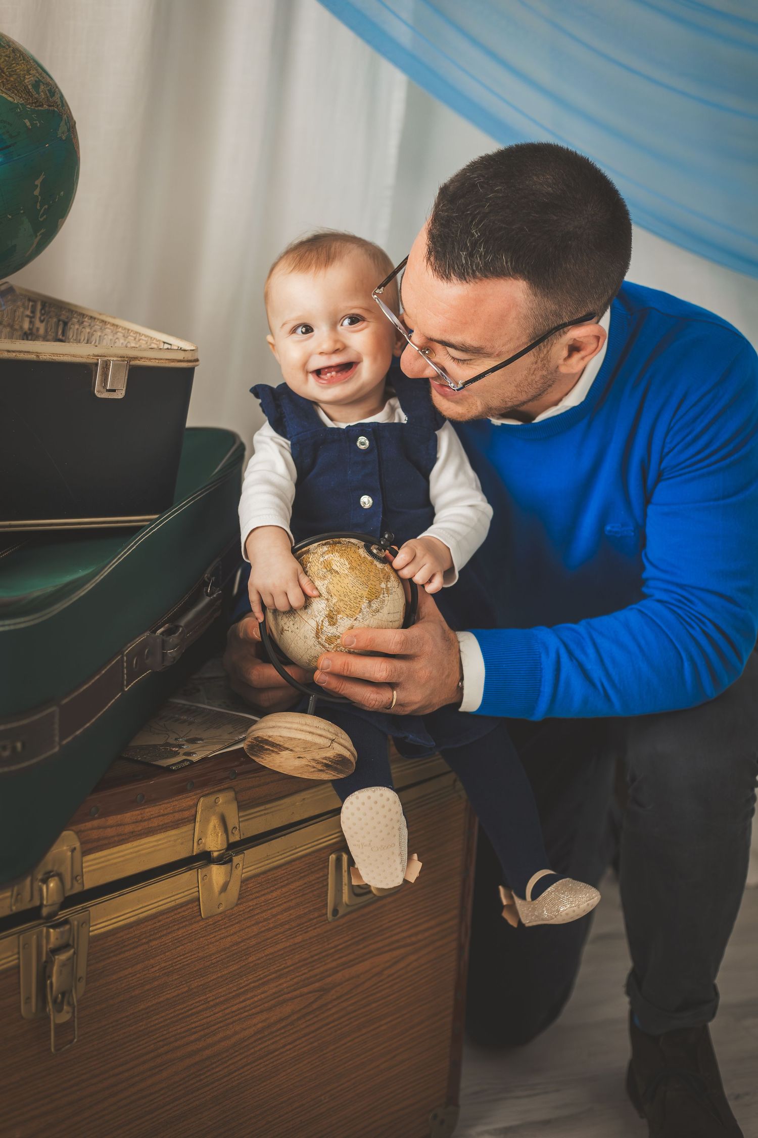 foto festa del papà in studio