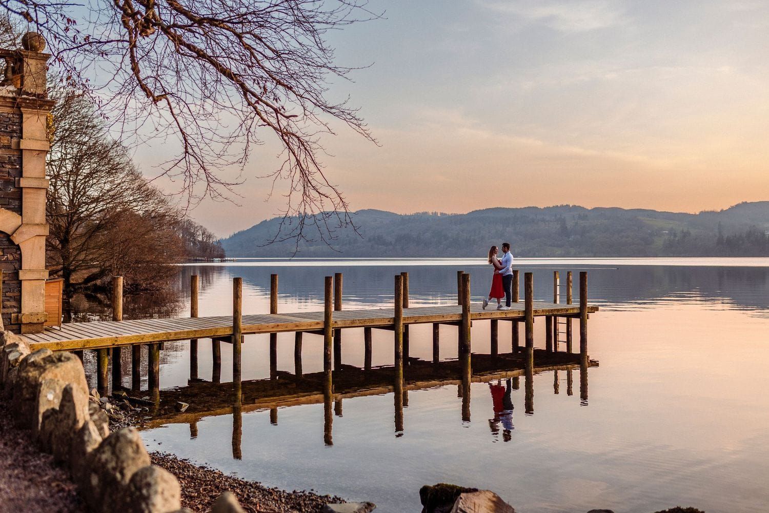 Lake District proposal at Langdale Chase hotel