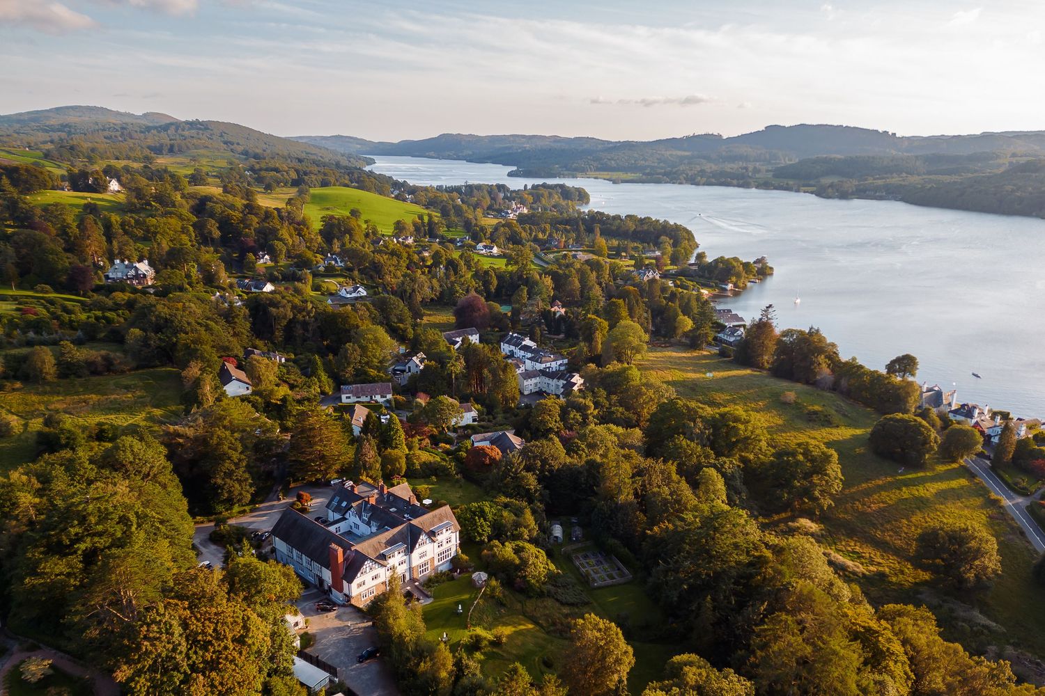 Aerial view of Lindeth Howe