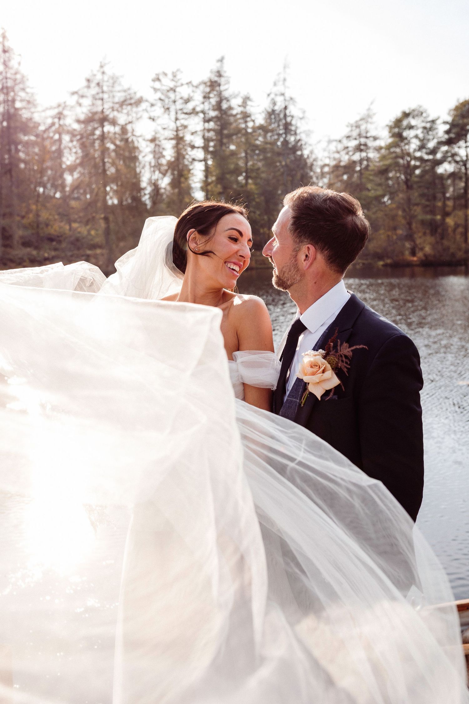 Lois and Marcus laughing at each other - Gipin Hotel