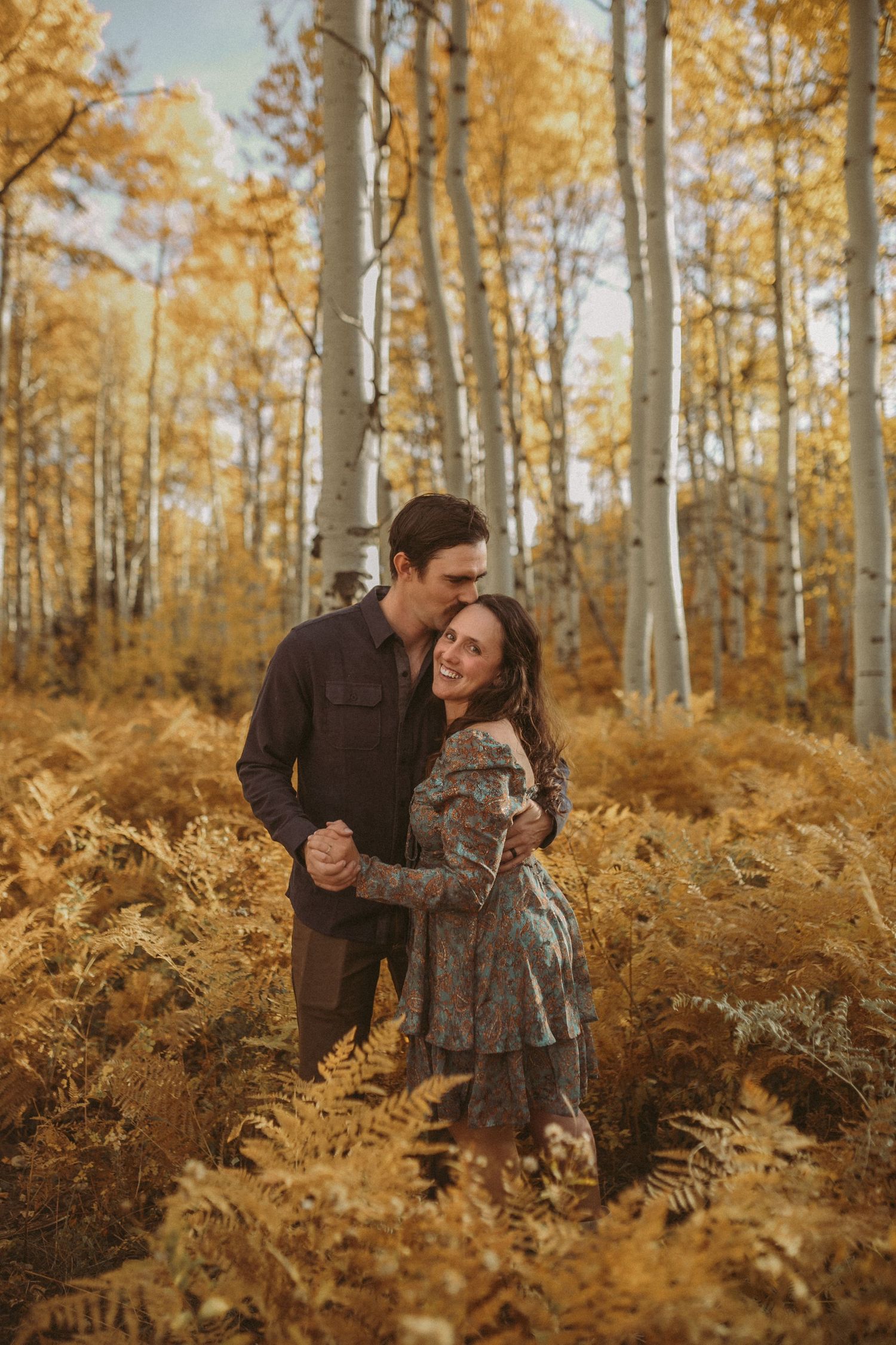 Couples photo by Kristy Baker Photography, a local Steamboat Springs, Colorado photographer.