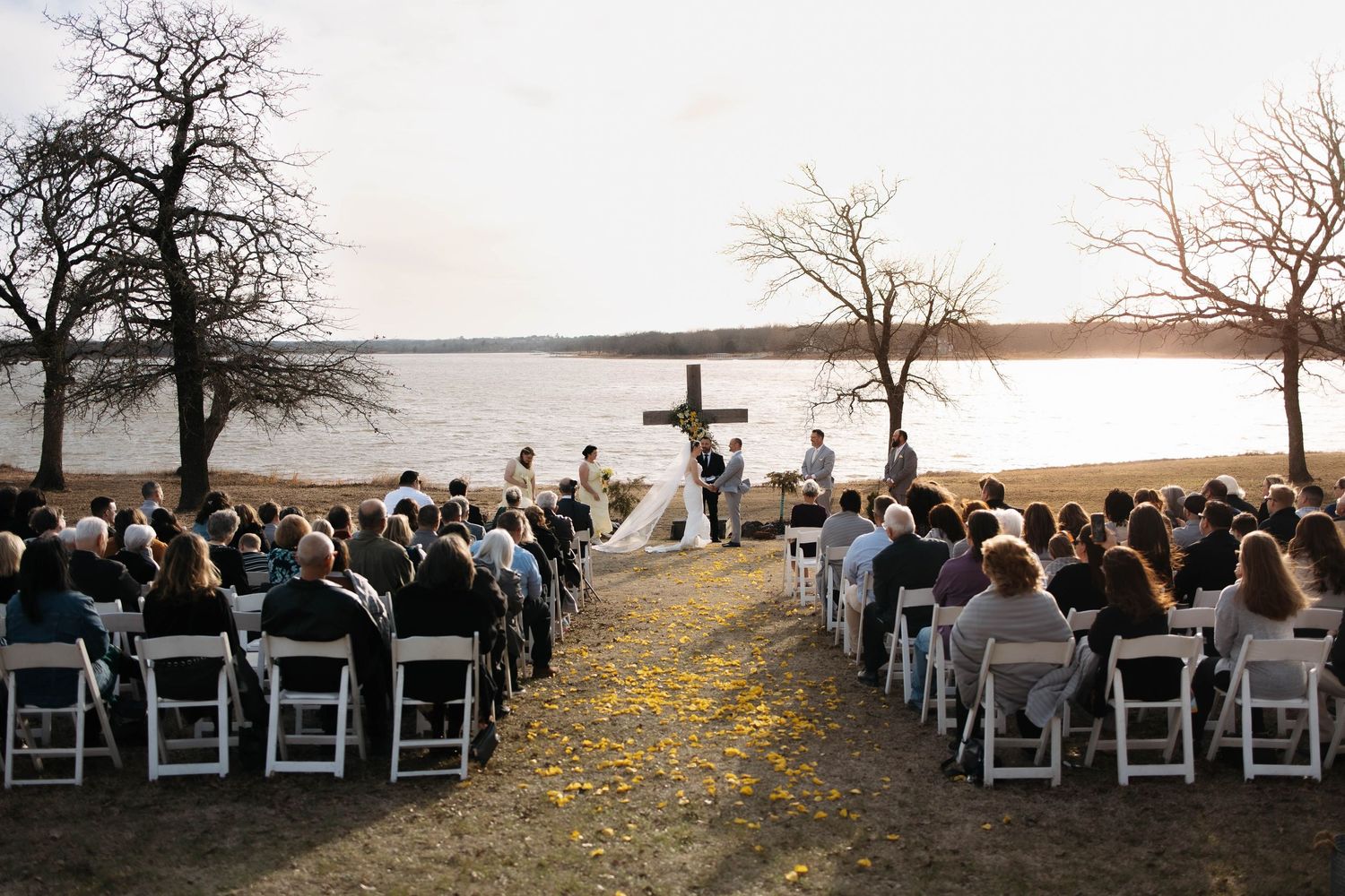 lakeside shawnee oklahoma wedding ceremony