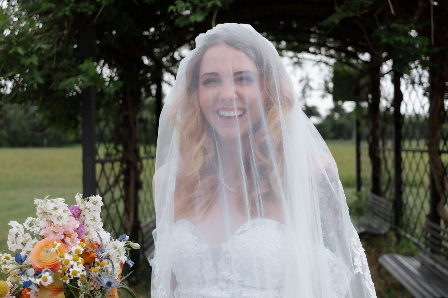 oklahoma city elopement bridal candid