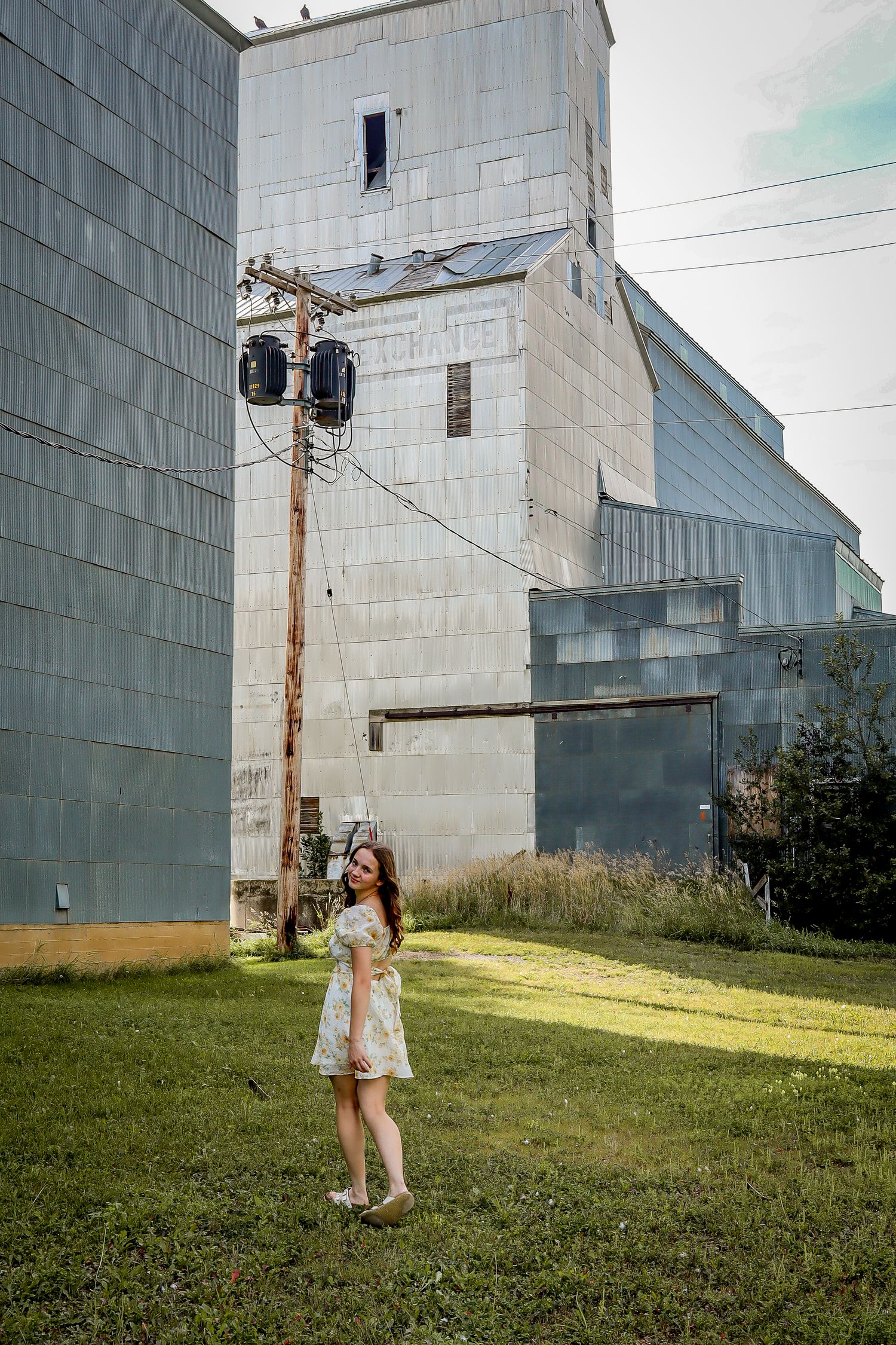 Prairie Glow Photography senior portrait in North Dakota showcasing genuine personality and natural movement.