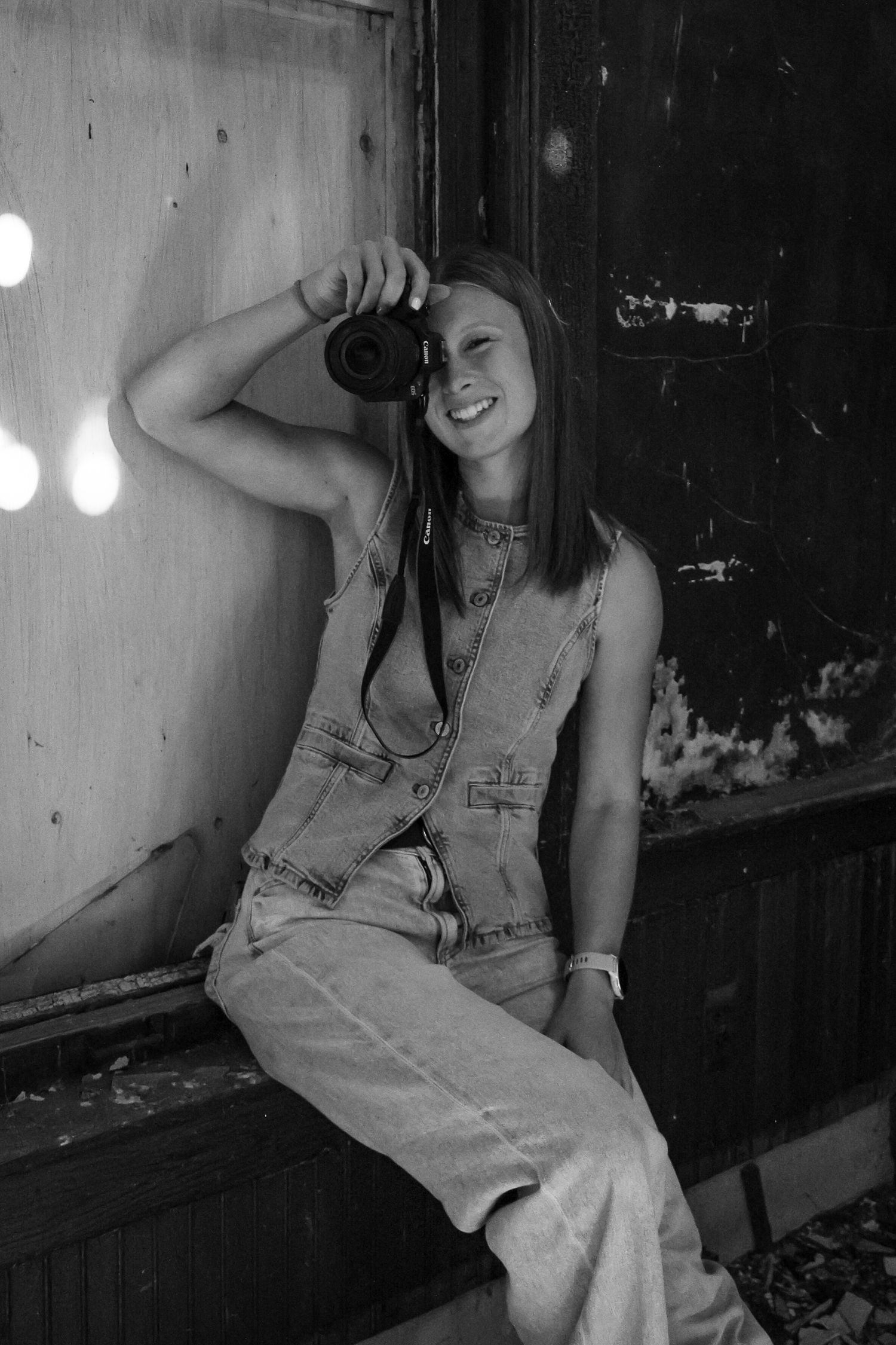 Bismarck photographer North Dakota solo portrait by Anna Nasset showcasing confidence and genuine personality.