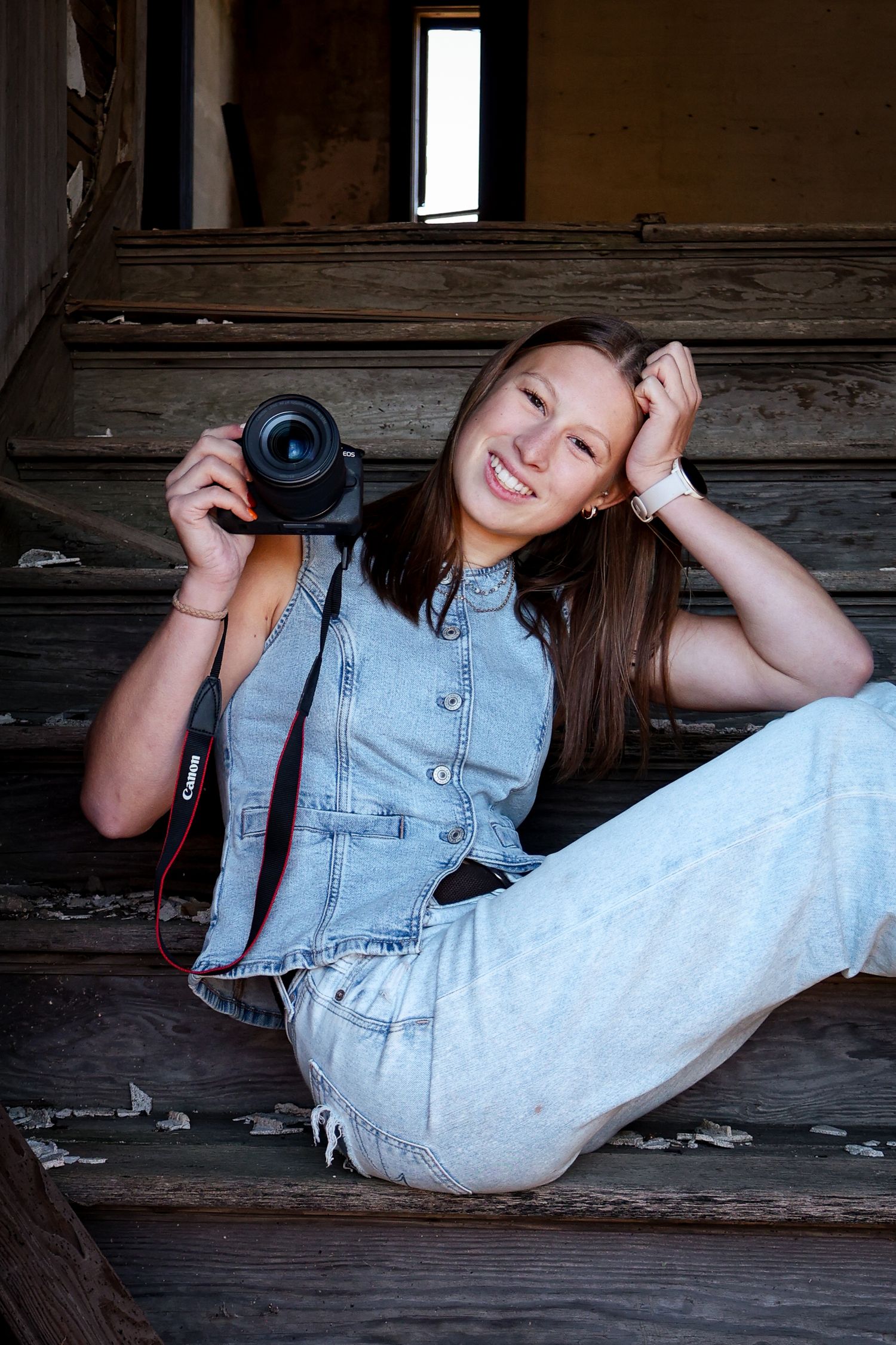 North Dakota photographer Prairie Glow Photography capturing timeless solo portrait with clean, natural editing.