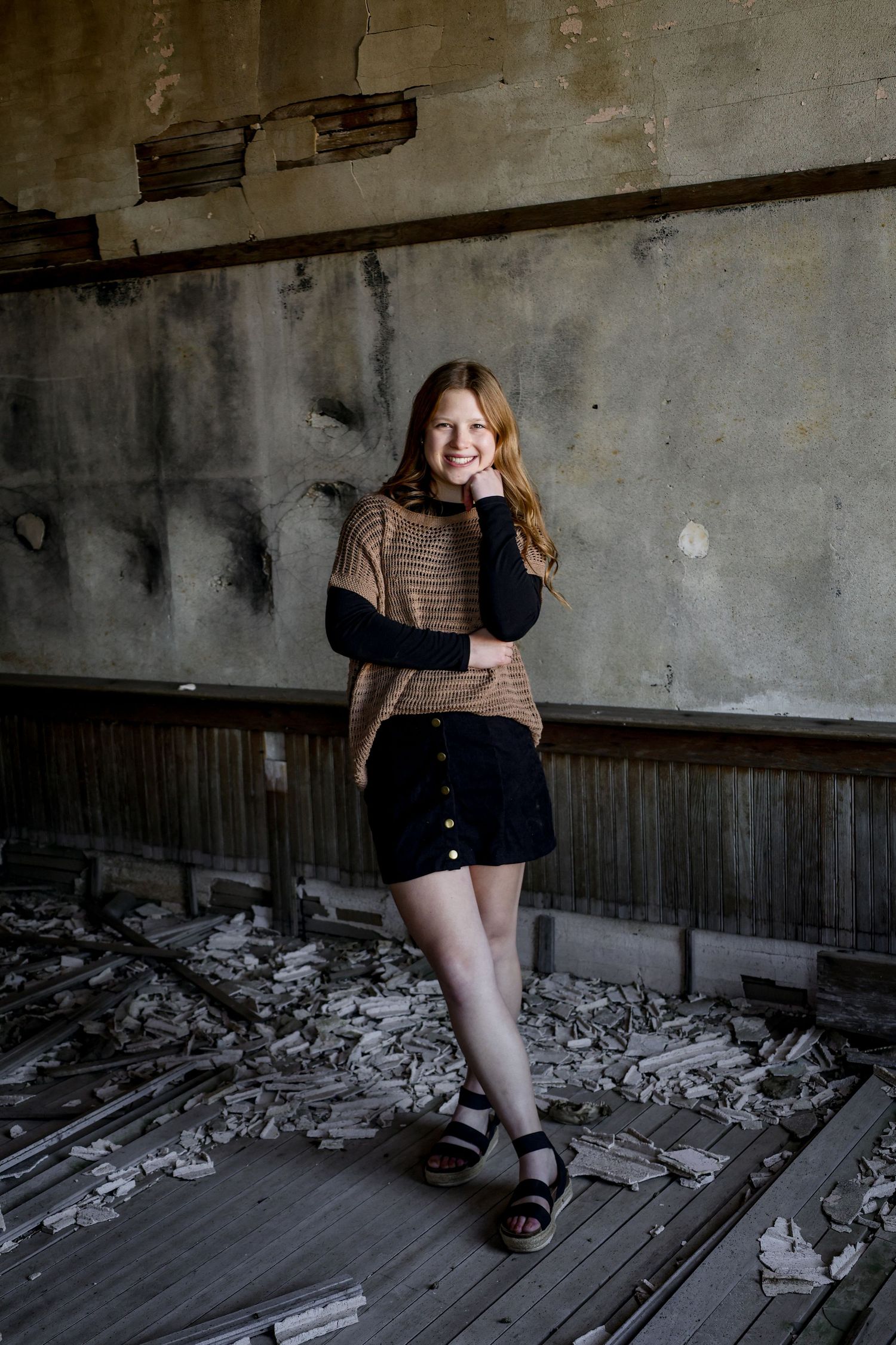Bismarck photographer North Dakota documenting senior portrait with timeless editing and natural light.