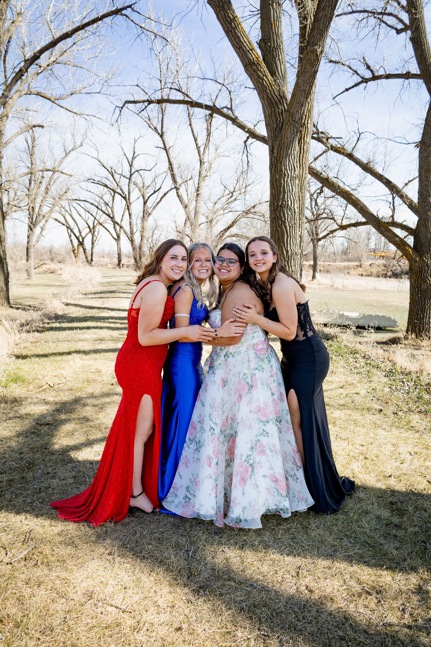 Bismarck photographer North Dakota group portrait with relaxed posing and natural candid photography style.