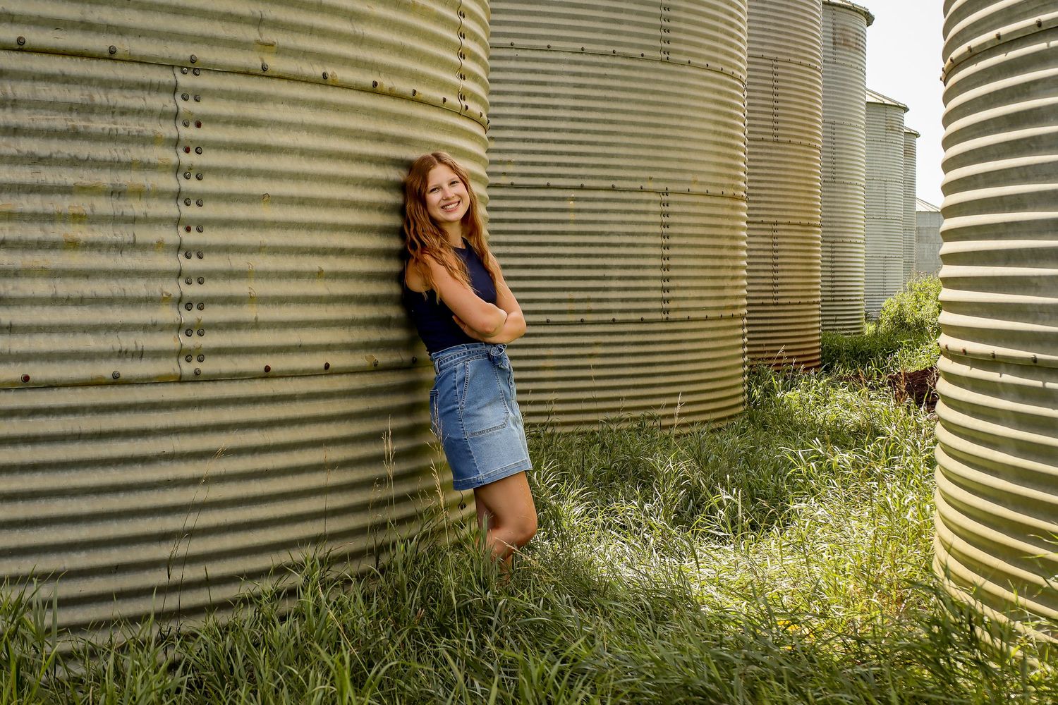 North Dakota senior photography by Prairie Glow Photography focusing on authentic personality and professional senior portraits.