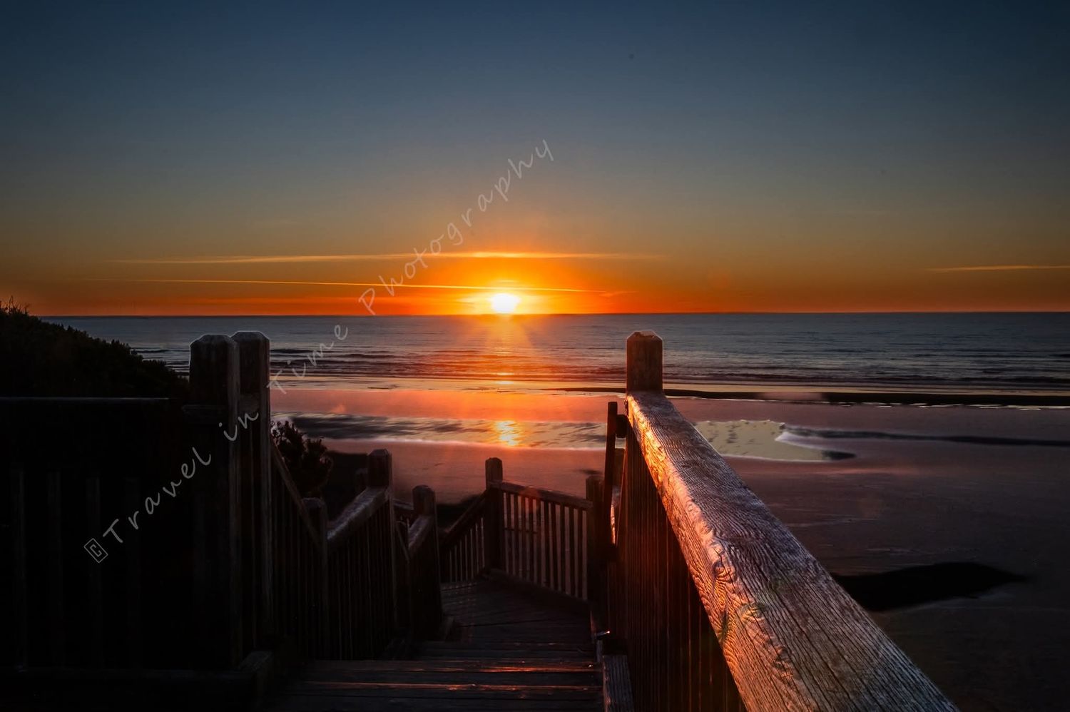 Beautiful outdoor scenery of ocean landscape captured at sunset perfect for photography sessions and portraits in a scenic location