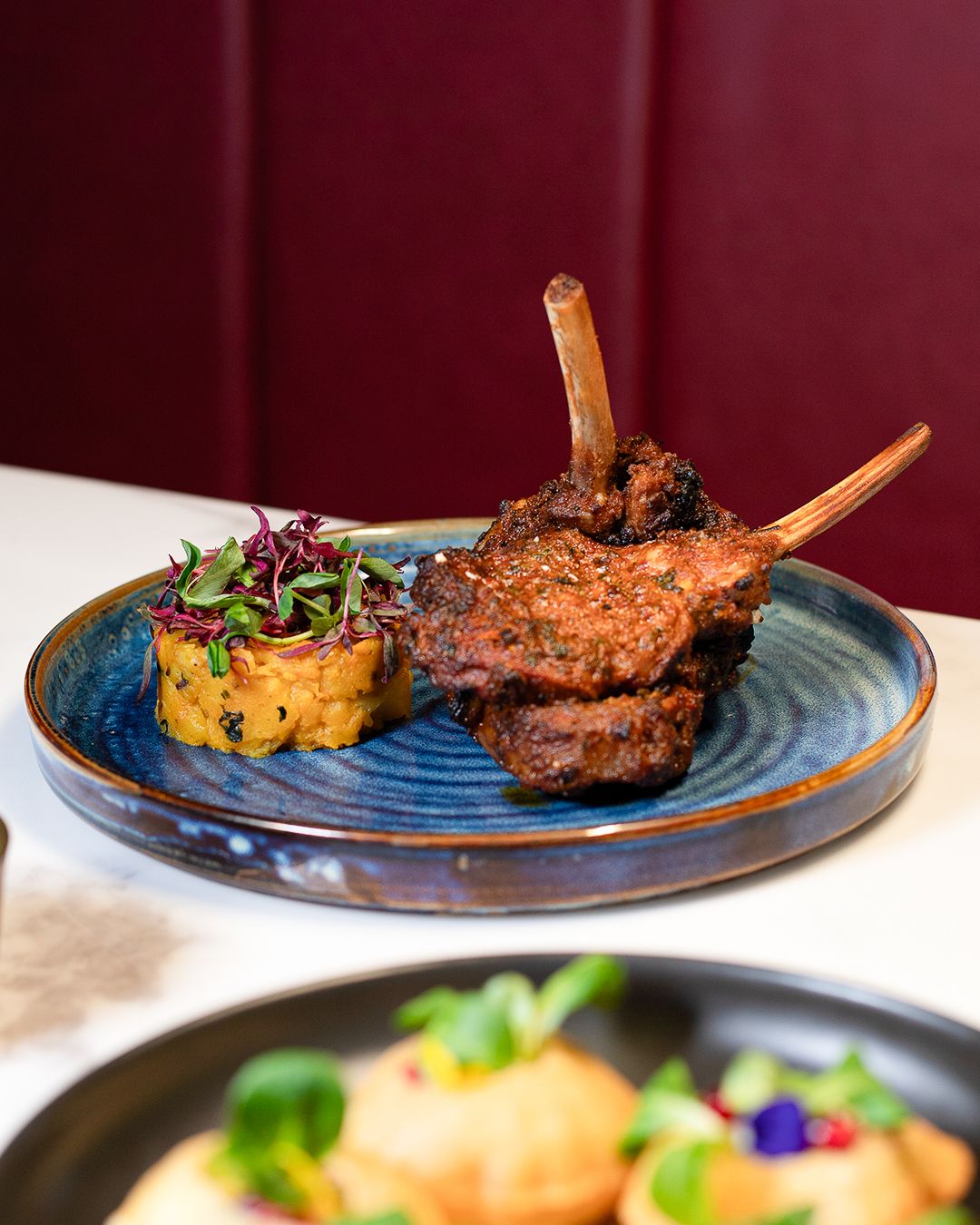 Professional restaurant food photography showcasing plated dish with styled presentation in Heathrow, London, UK
