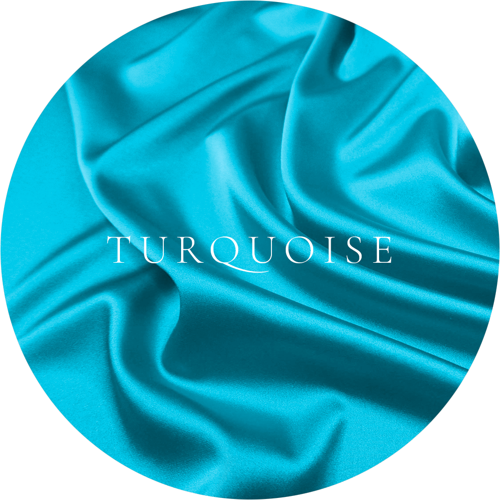 Ottawa Flying dress showcases color Luxurious turquoise satin fabric with elegant draping and a glossy sheen.