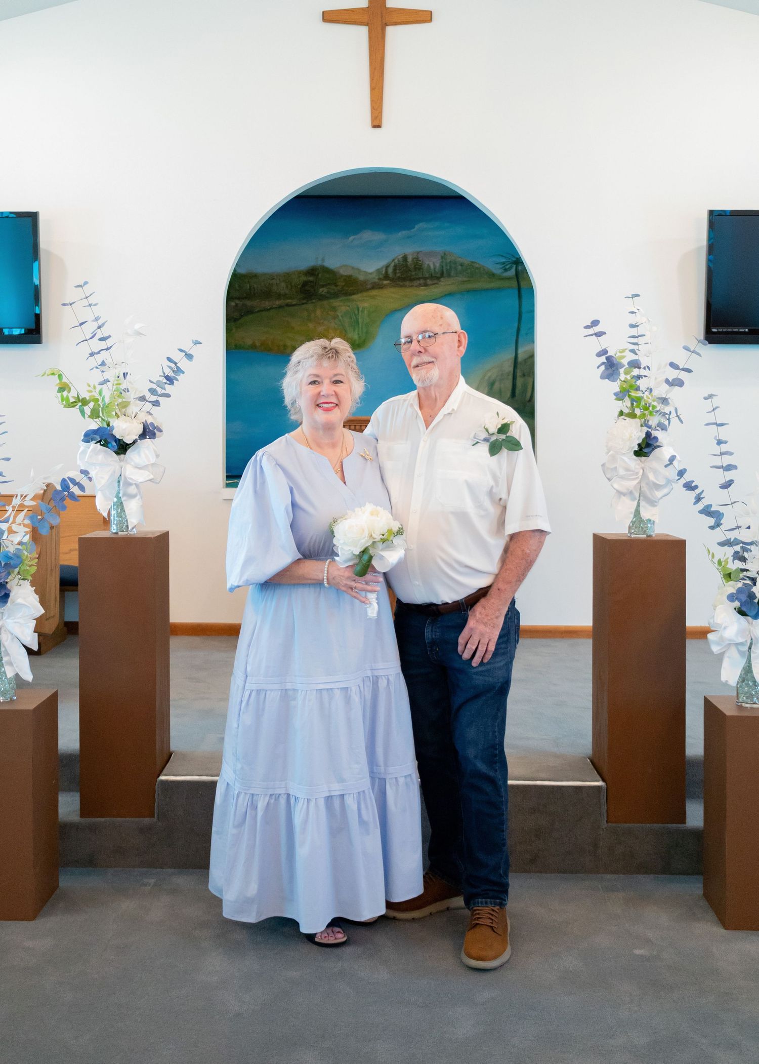 The Kinard's - def of small church wedding in the country