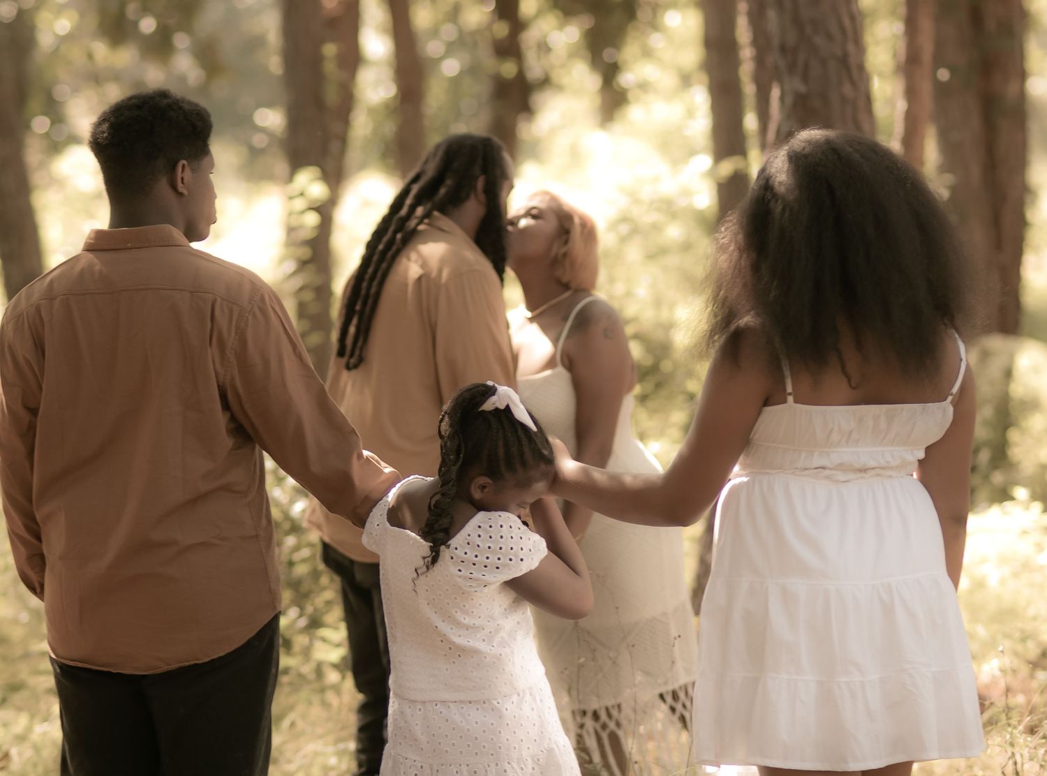 authentic raw emotion of the kids and the parents