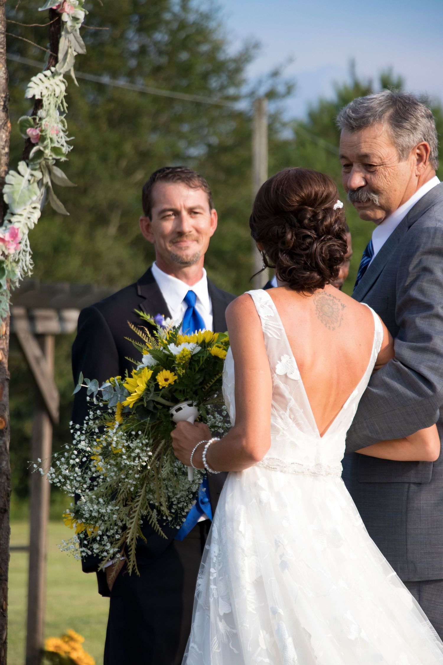 dad to bride, husband to bride
