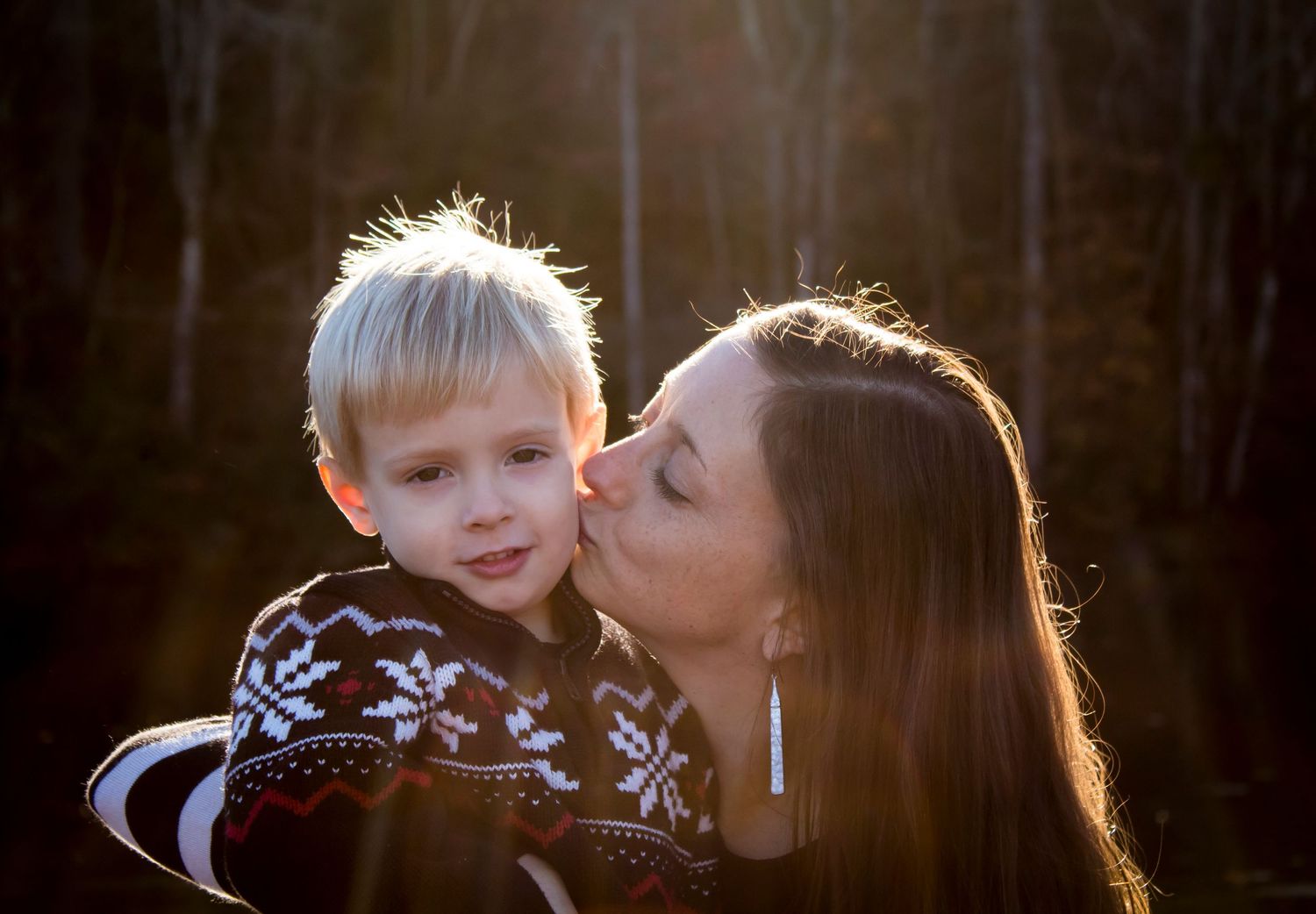 mommy and son