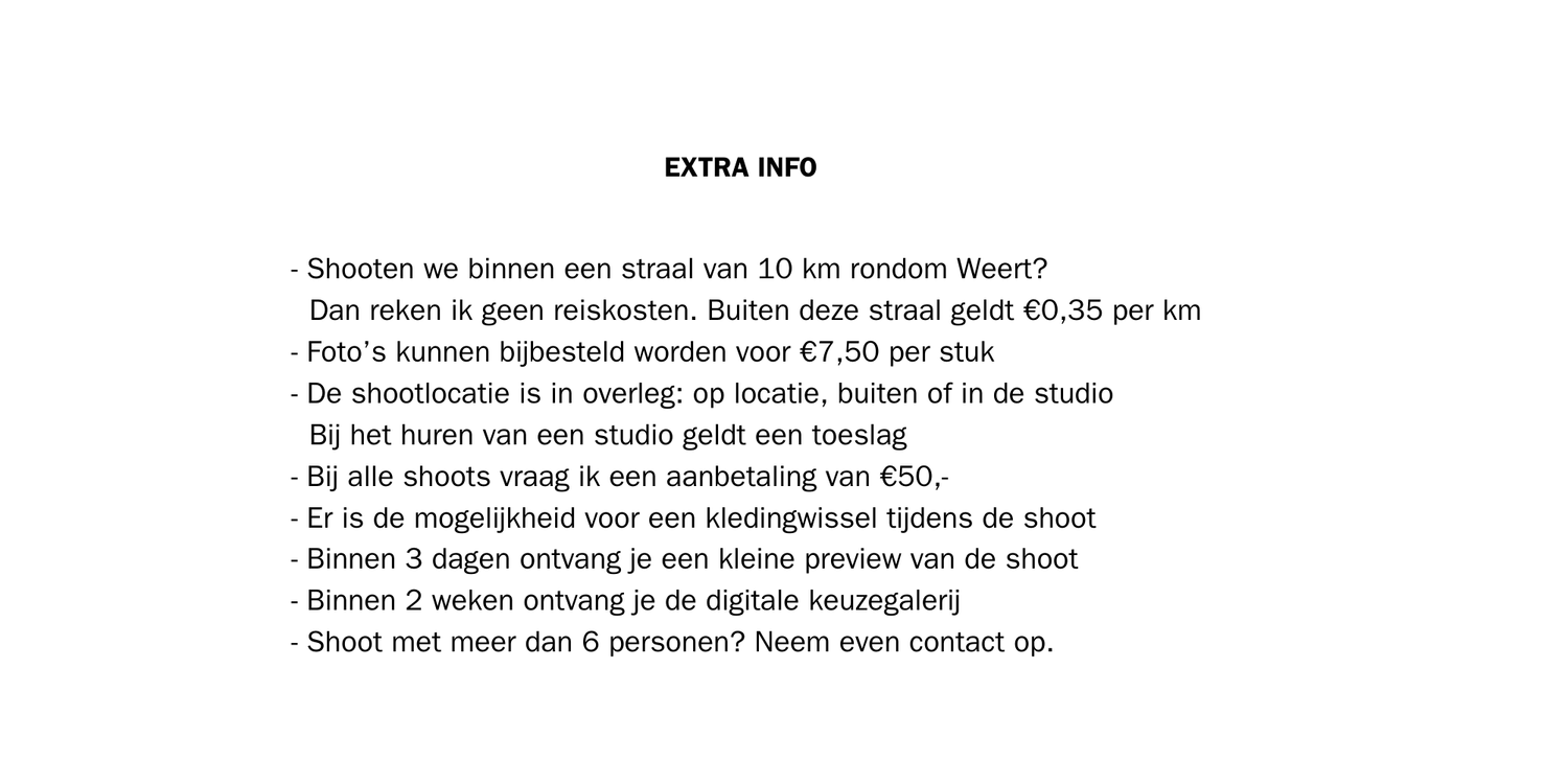 Extra info