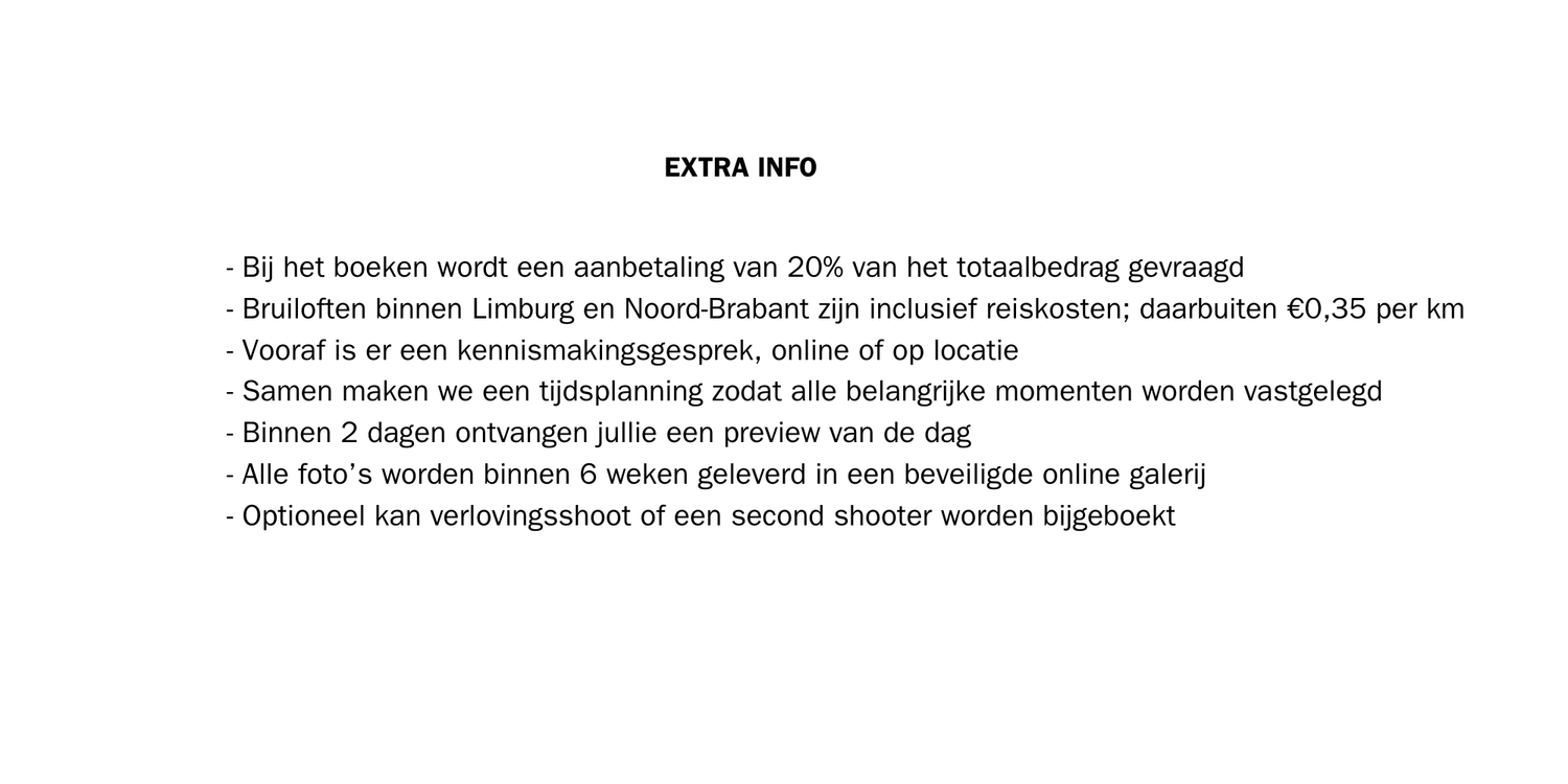 Extra info