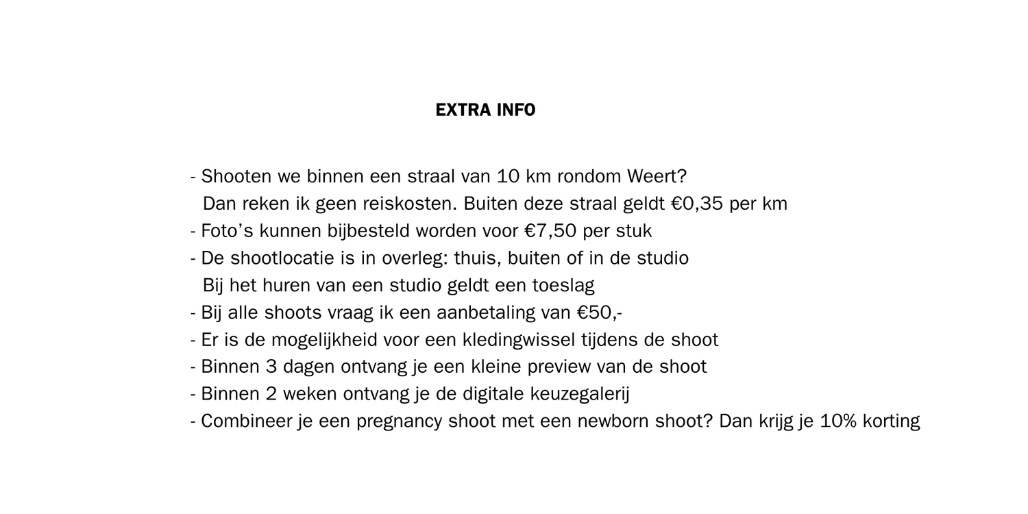 Extra info