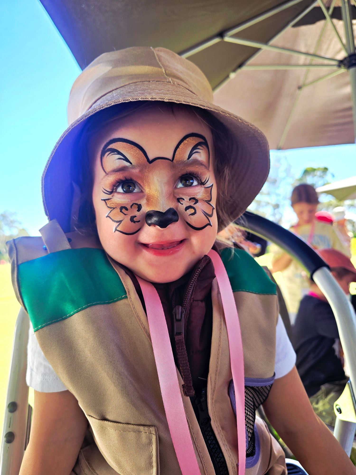 Leopard Face Paint.
Kids Face Paint Party.