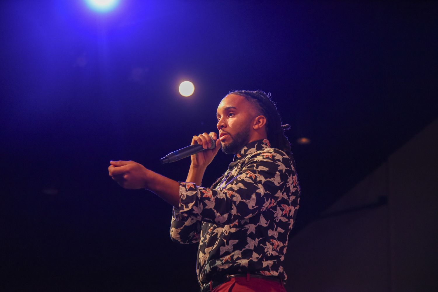 During a speech at the 2024 Youth Summit at Compass Church, NicDanger encouraged people to cherish joy in their life