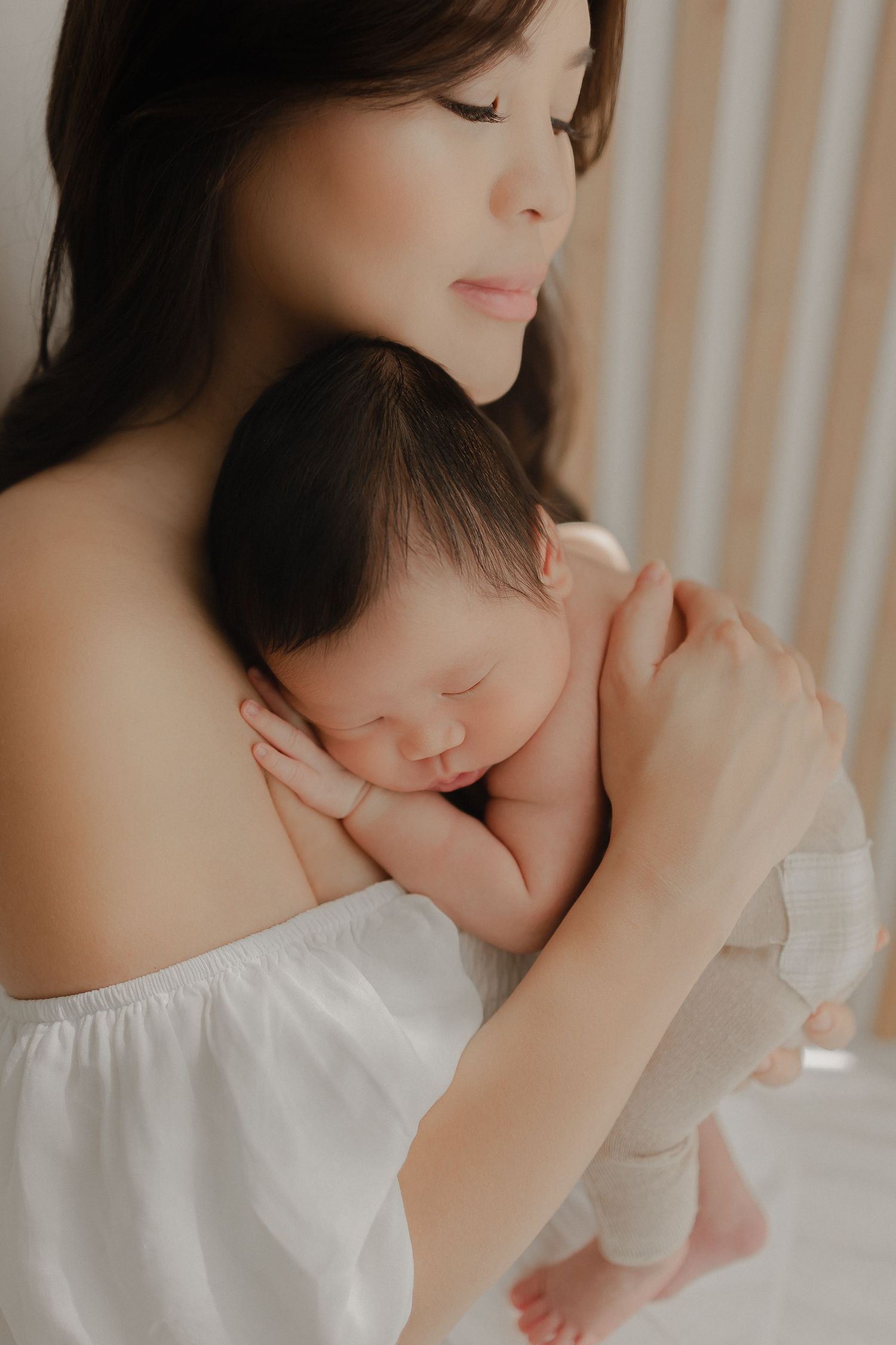 Mom and baby photo