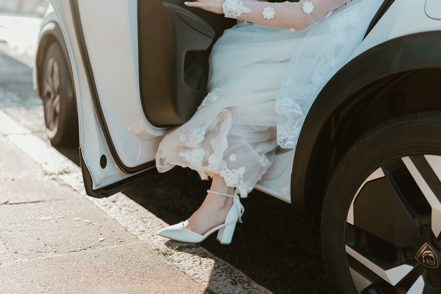 Getting out of the car