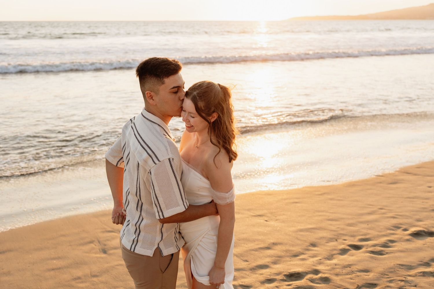 Romantic couple session at the oceanfront in Puerto Vallarta