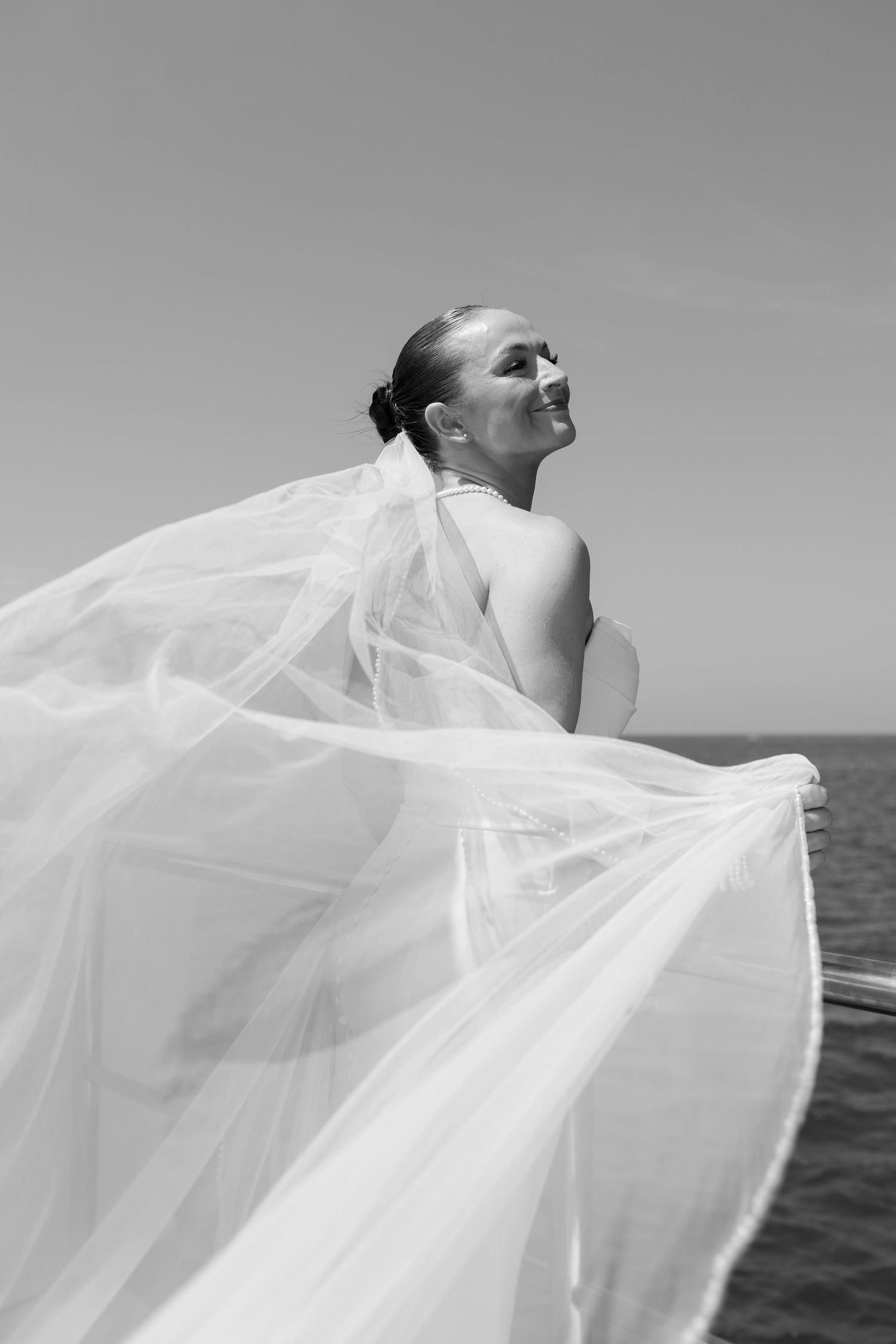 Bridesmaids laughing together before a wedding ceremony in Sayulita