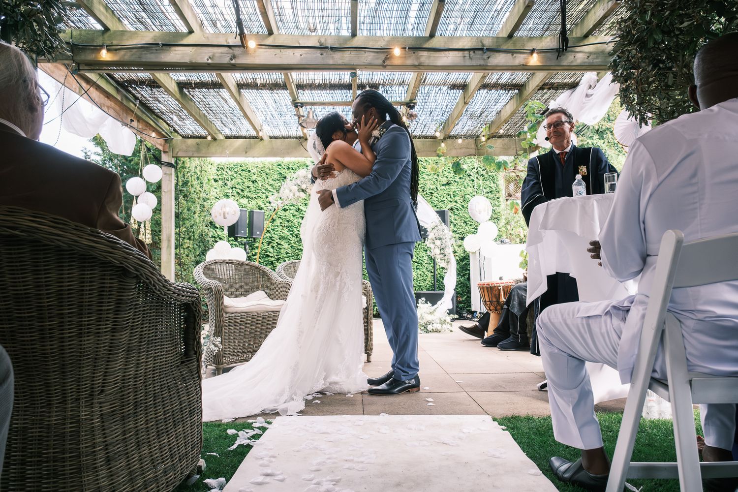 Wedding photography in Amsterdam capturing natural and emotional moments between the couple.