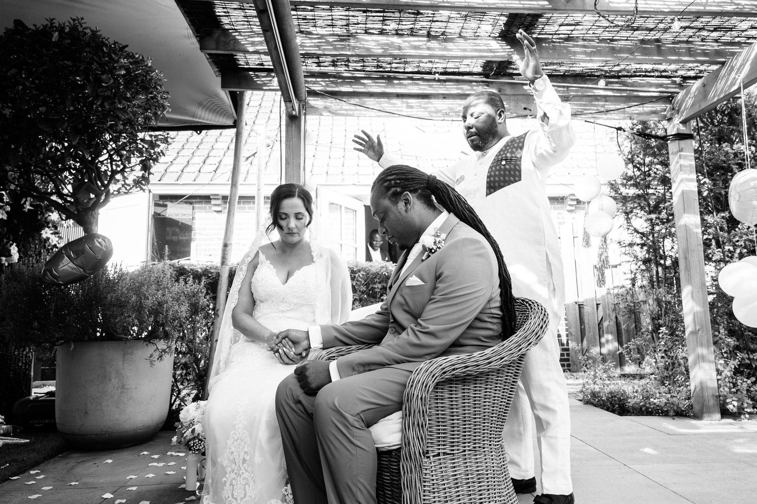 Wedding photography in Amsterdam capturing natural and emotional moments between the couple.