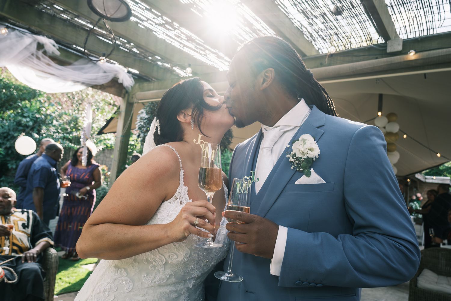 Wedding photography in Amsterdam capturing natural and emotional moments between the couple.