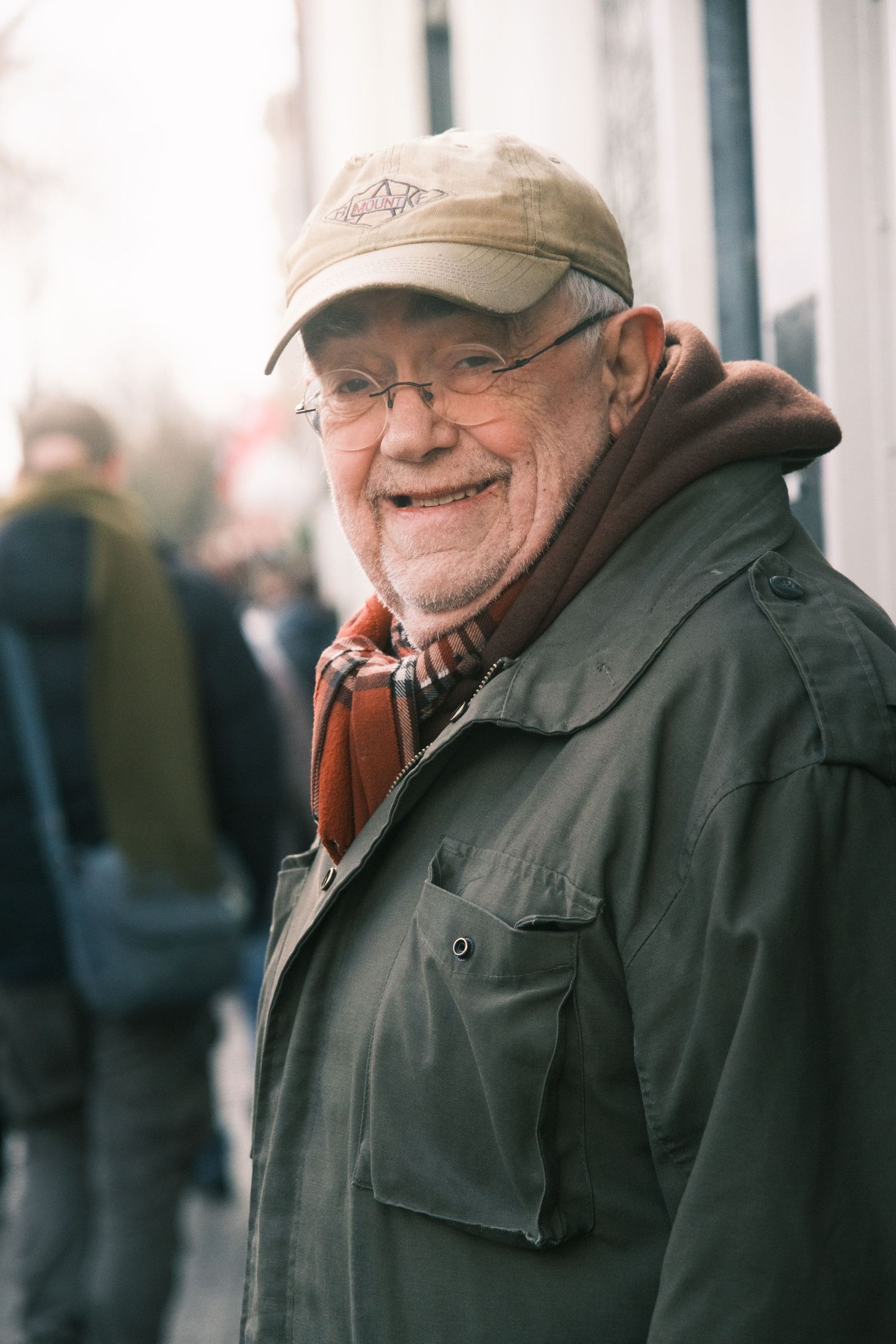 Street portrait photography in Amsterdam capturing a natural and authentic expression.