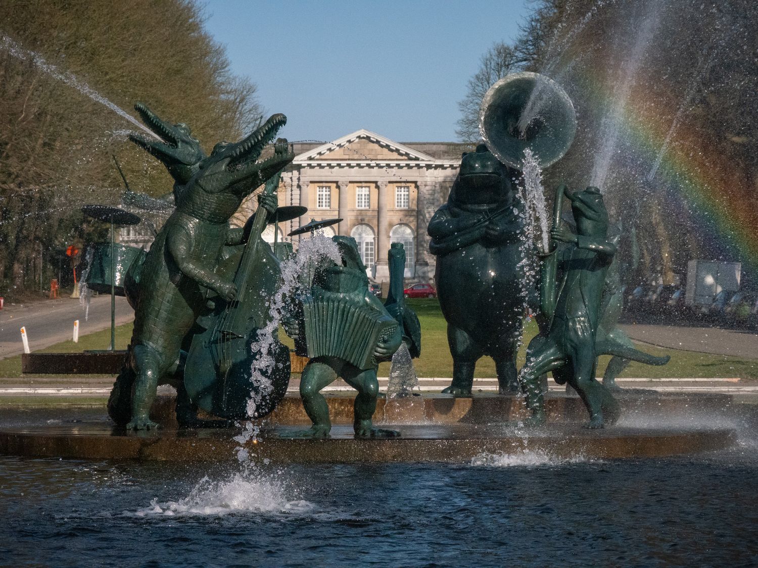 Tom Franzen Jazz Fountain sculpture