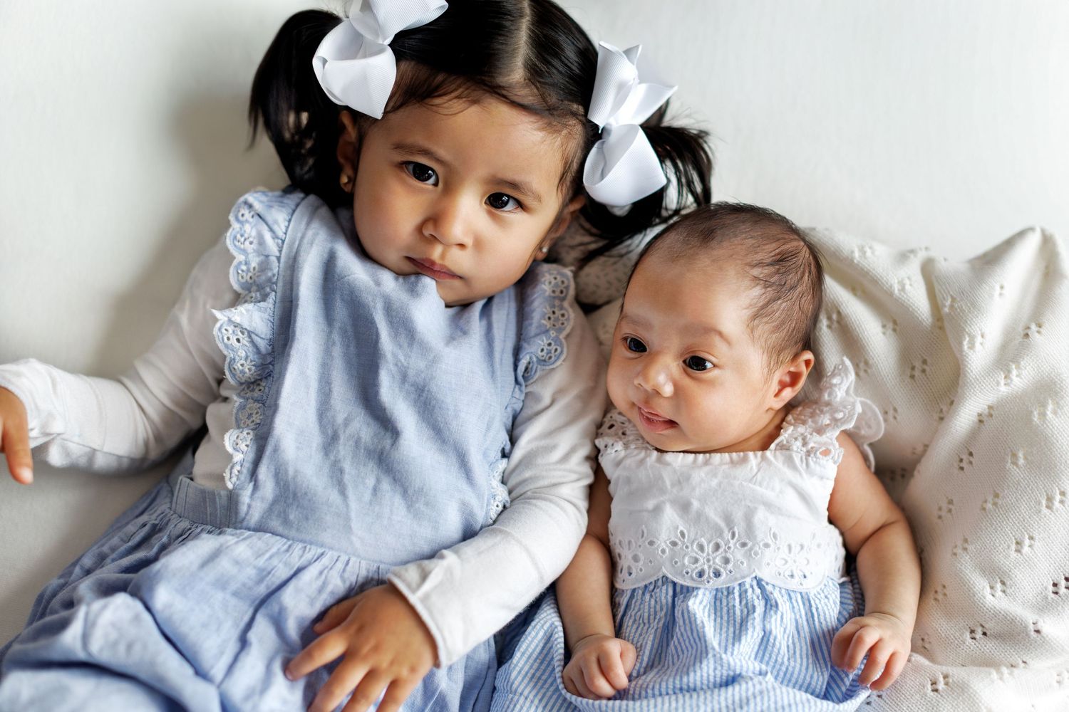 Studio newborn photography capturing baby’s early days